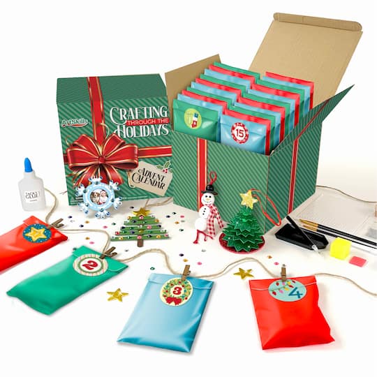 ArtSkills® Crafting Through the Holidays 25-Day Advent Calendar Set